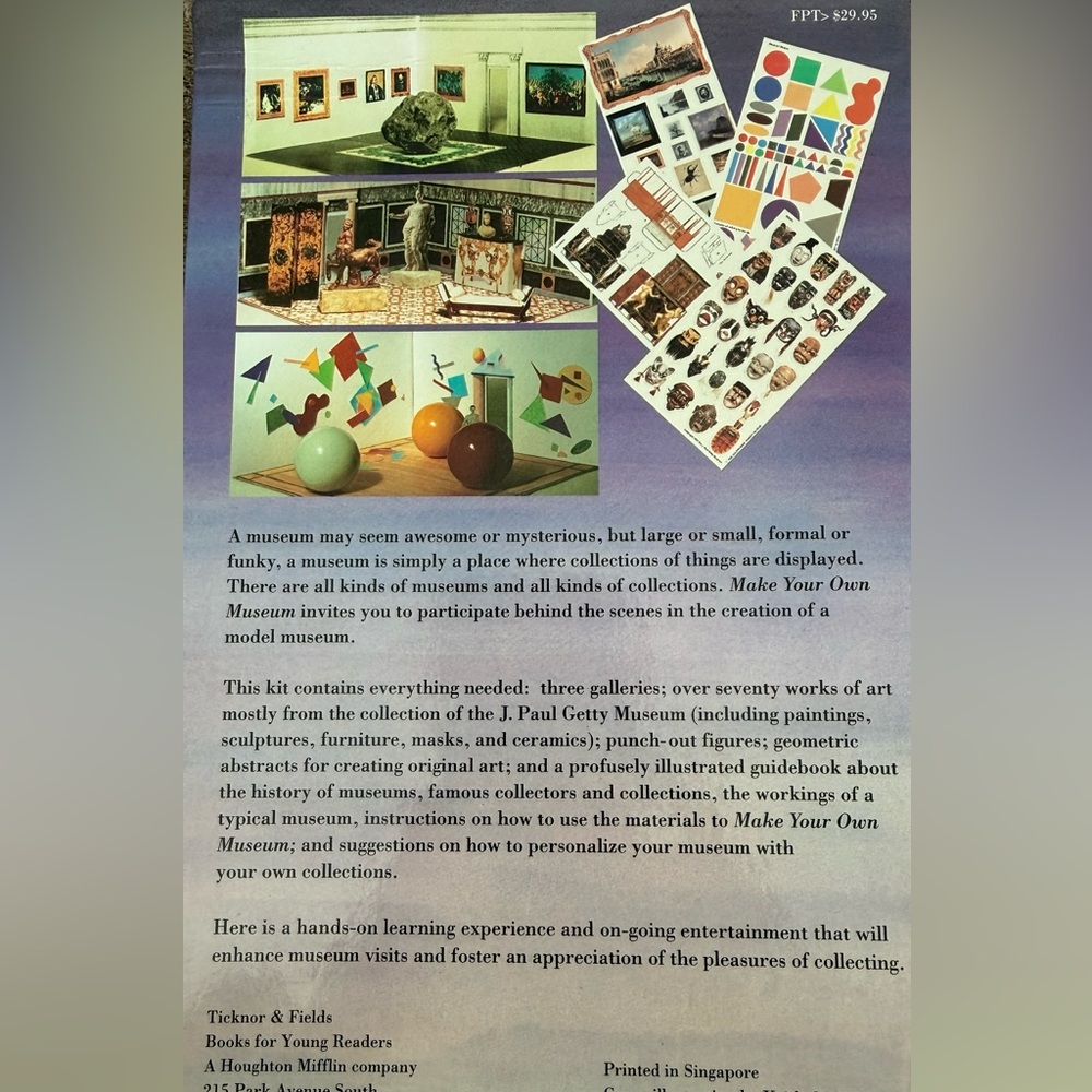 Make Your Own Museum Kit - Picture 2 of 12